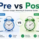 Pre vs Post