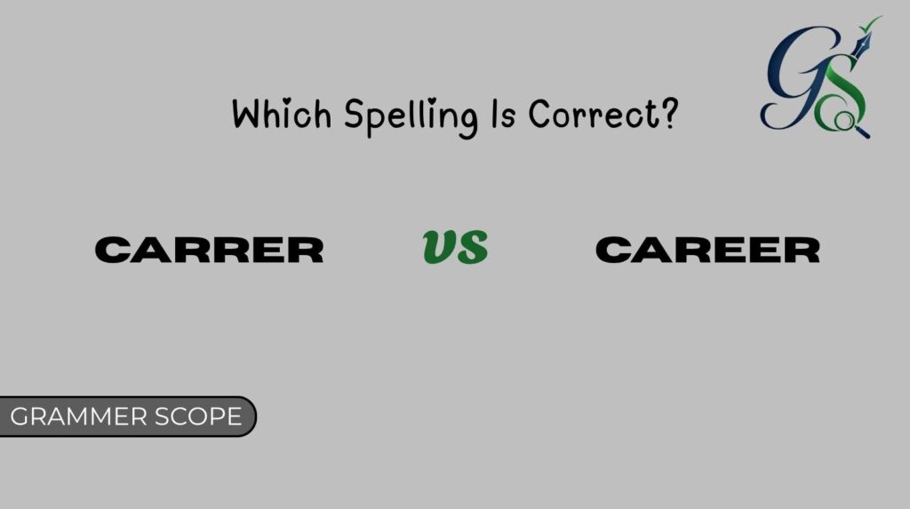 Carrer vs Career