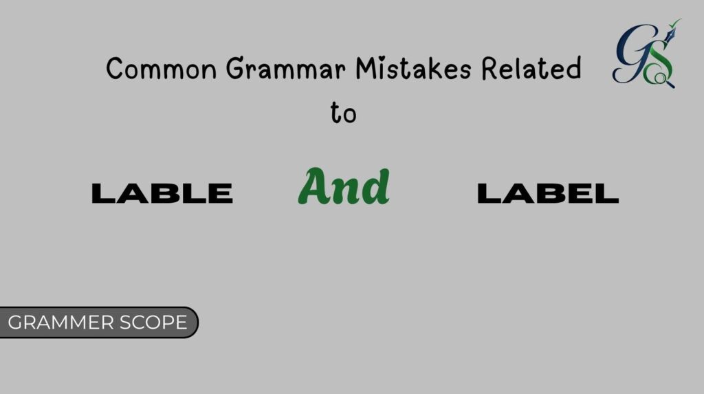 Lable And Label