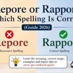 Repore or Rapport
