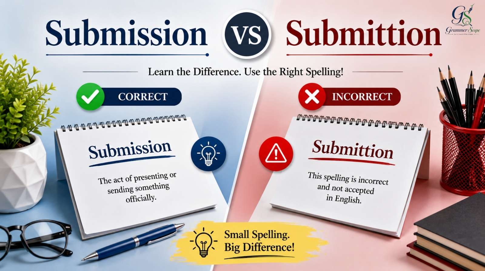 Submission vs Submittion