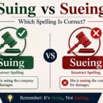Suing or Sueing
