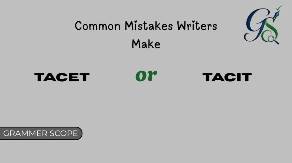 Tacet or Tacit