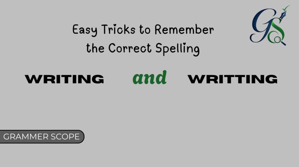 Writing and Writting