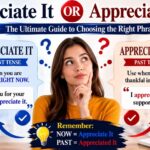 Appreciate It or Appreciated It