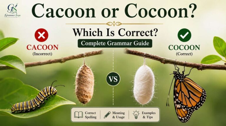 Cocoon or Cacoon