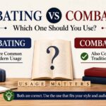 Combating vs Combatting