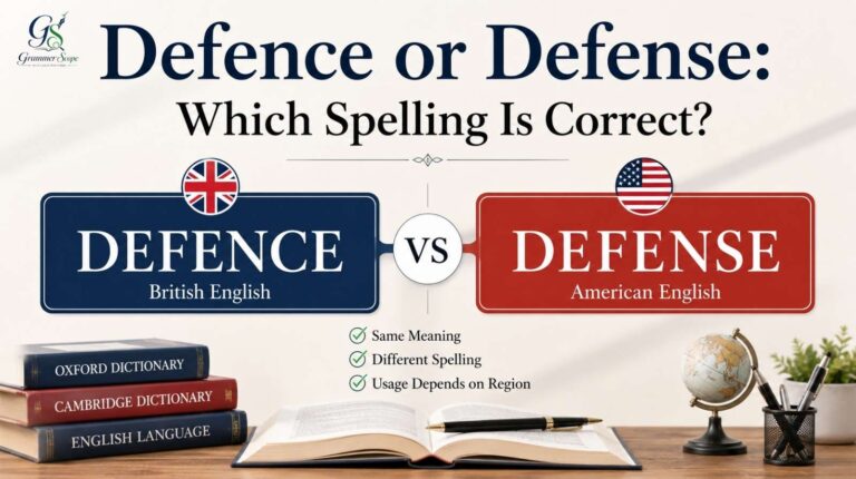 Defence or Defense