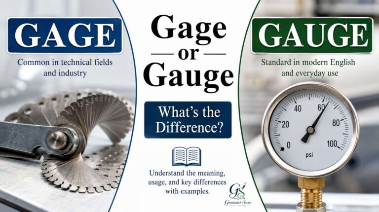 Gage or Gauge