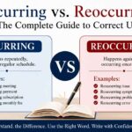 Recurring vs Reoccurring