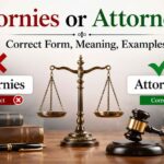 Attornies or Attorneys Correct Spelling Explained (2026)