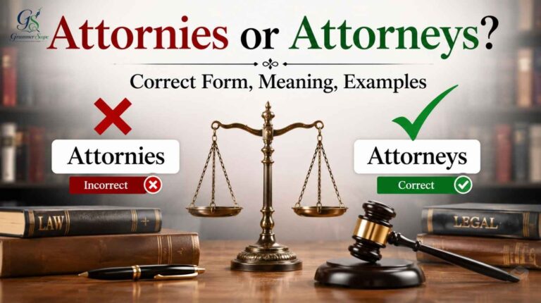 Attornies or Attorneys Correct Spelling Explained (2026)