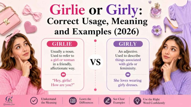 Girlie or Girly: Correct Usage, Meaning And Examples (2026)
