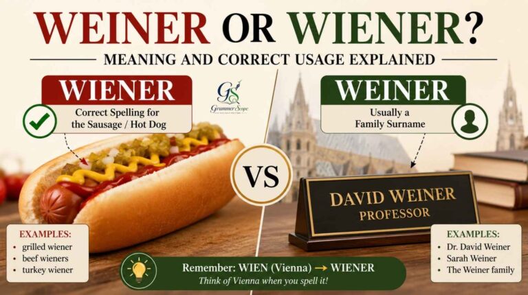 Weiner or Wiener