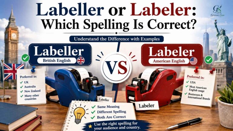 Labeller or Labeler: Which Spelling Is Correct?