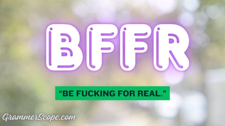 BFFR Meaning