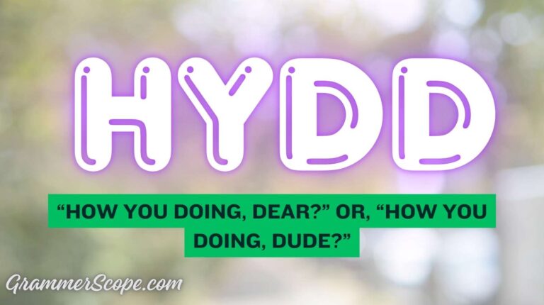 HYDD Meaning
