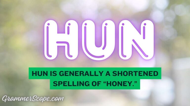 Hun Meaning