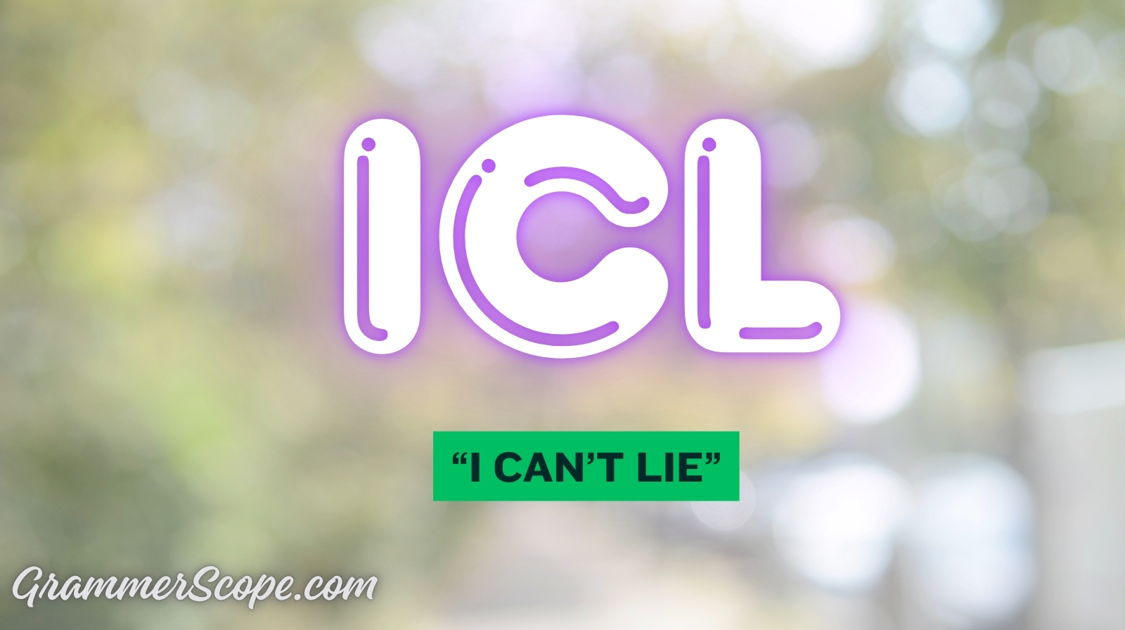 ICL Meaning