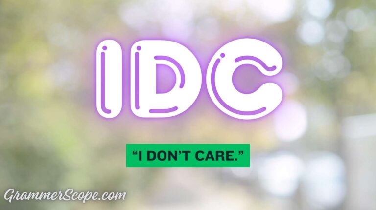 IDC Meaning