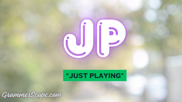 JP Meaning