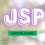 JSP Meaning