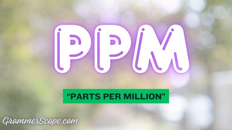 PPM Meaning
