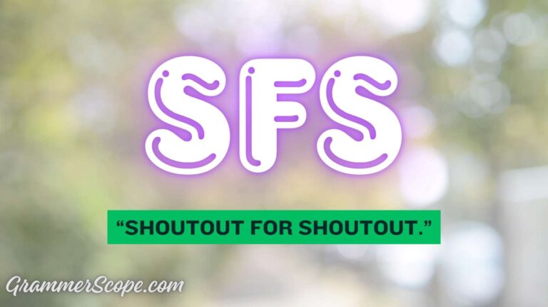 SFS Meaning