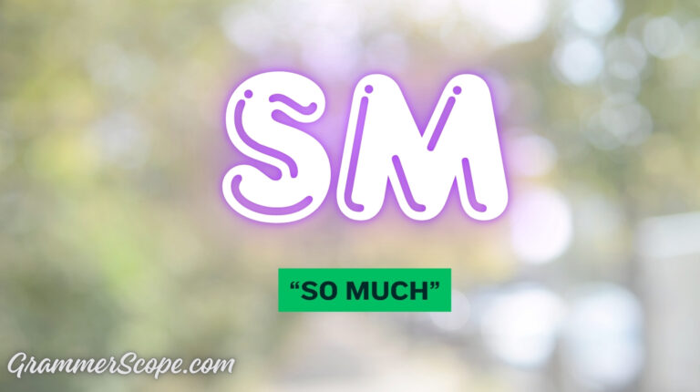 SM Meaning
