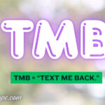 TMB Meaning