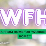 WFH Meaning