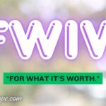 What Does FWIW Mean in Text